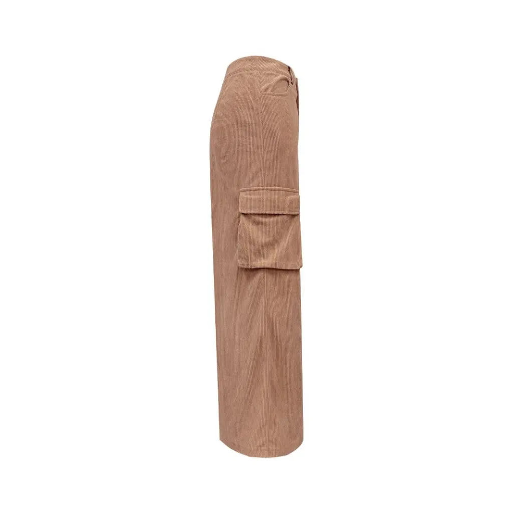 

Women's Retro Corduroy Long Skirt European And American Style Ins Workwear with Slit Pre-Sale 73177