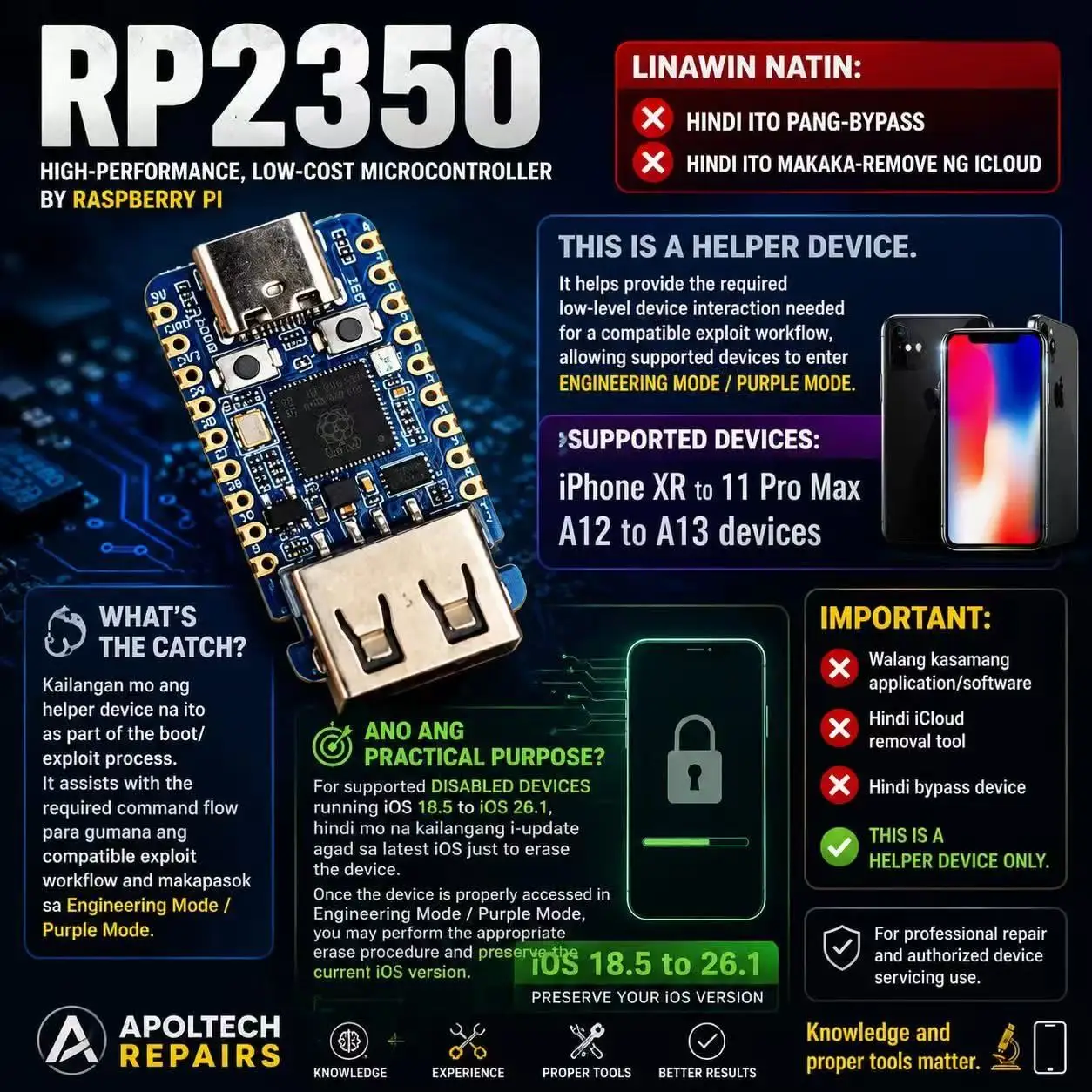 dispositivo-auxiliar-microcontrolador-raspberry-pi-rp2350-para-ipxr-11pm-engenharia-de-gatilhos-modo-roxo-para-ferramenta-de-reparo-ios185-261