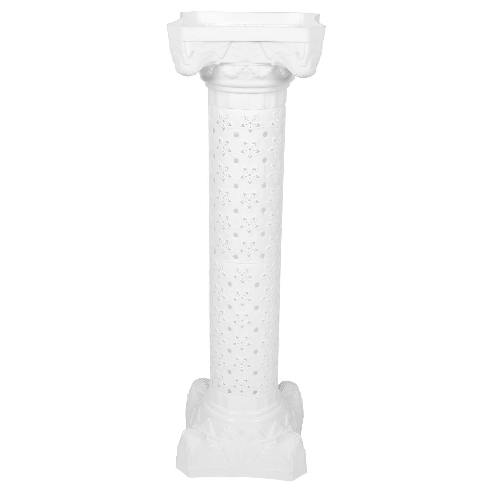 

Roman Pillar Flower Vase Hollow Plastic Column For Wedding Decor Welcome Area Party Prop Road Guiding Adornment Home