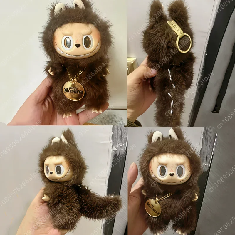 High Quality The Monster Labubu Zimomo Angel Creative Change Doll Diy  Figure Vinyl Pendant Model Toy Replica Toys Holiday Gifts