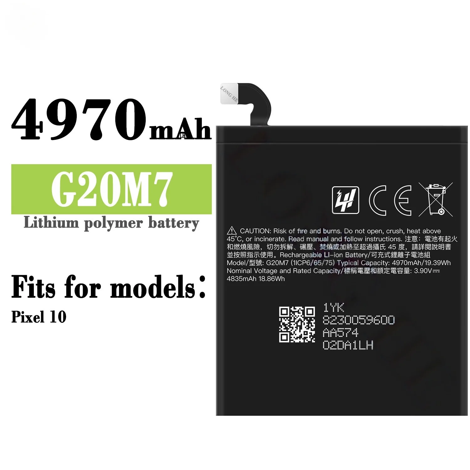 Brand New GD1J6 G20M7 GLE28 Mobile Phone Batteries for Google Pixel 10 Pro/Pixel 10 / Pixel 10 Pro XL Phone Replacement Battery