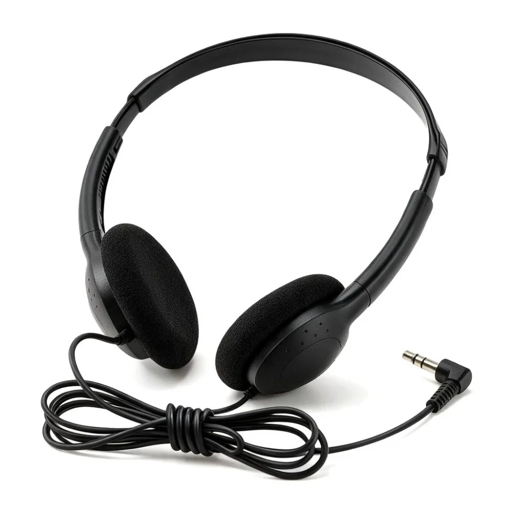 Bulk On-Ear Headphones 3.5mm Wired for Students Schools Libraries Wholesale Comfortable No Battery Required China Factory Direct