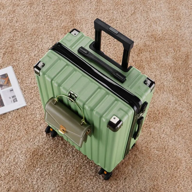 Male Students Mute Suitcase Universal Wheel 20 Zipper Female New Password Suitcase 24 Super Capacity Suitcase Maletas Bag