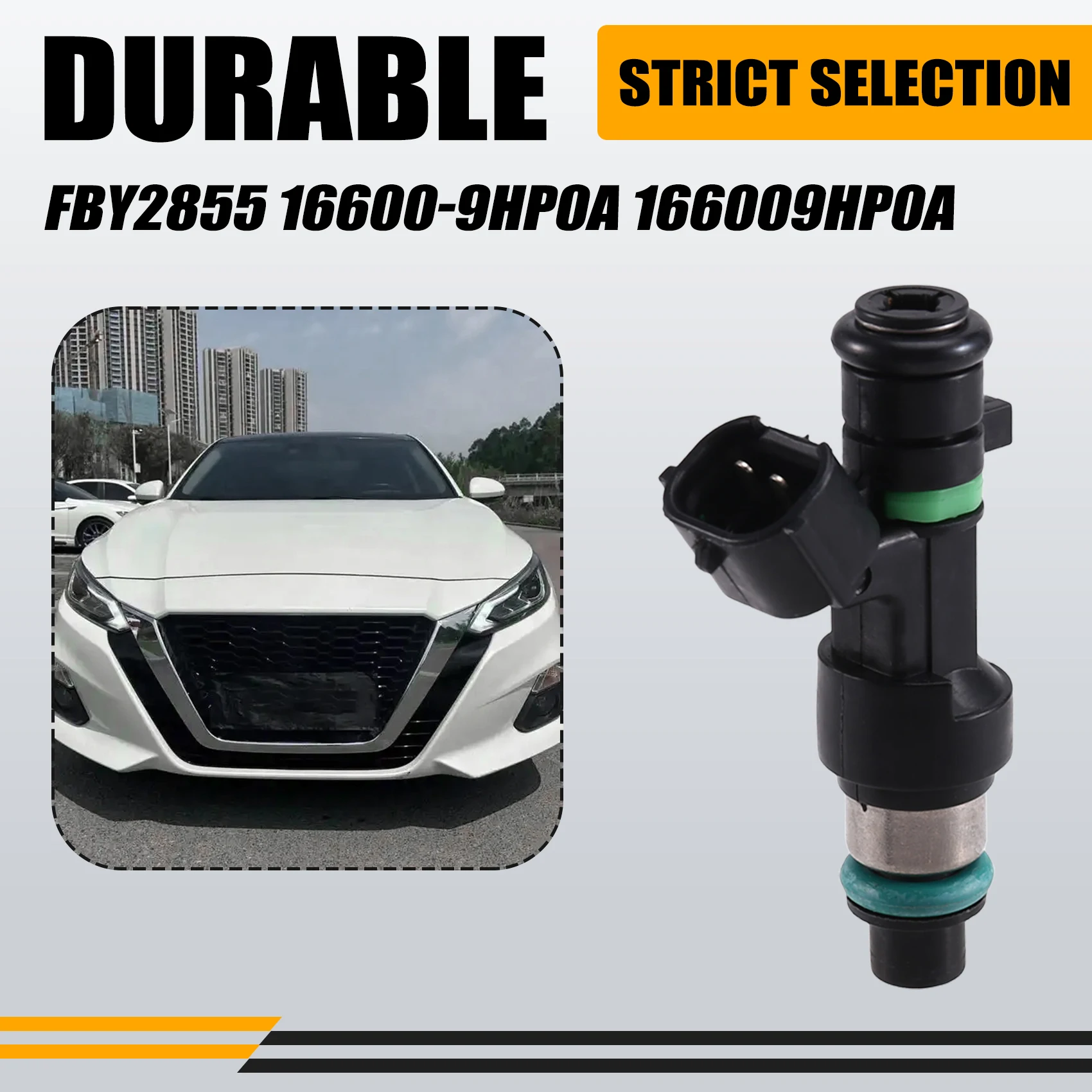 Kit de inyector de combustible para coche (4 piezas) para Nissan Altima NV200 Rogue 2014- 2019 FBY2855 16600-9HP0A 166009HP0A