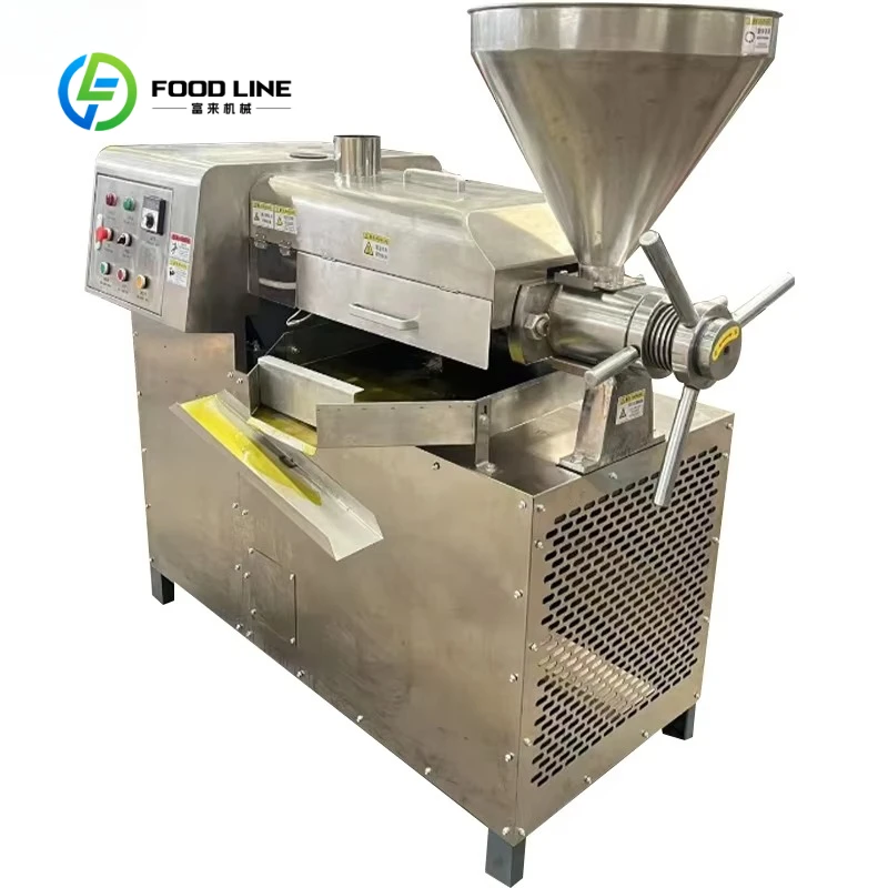 Customized Commercial Screw Oil Press 6YL-80, 150-300kg/h Cold Press Extractor for Peanut, Soybean & Rapeseed Oil