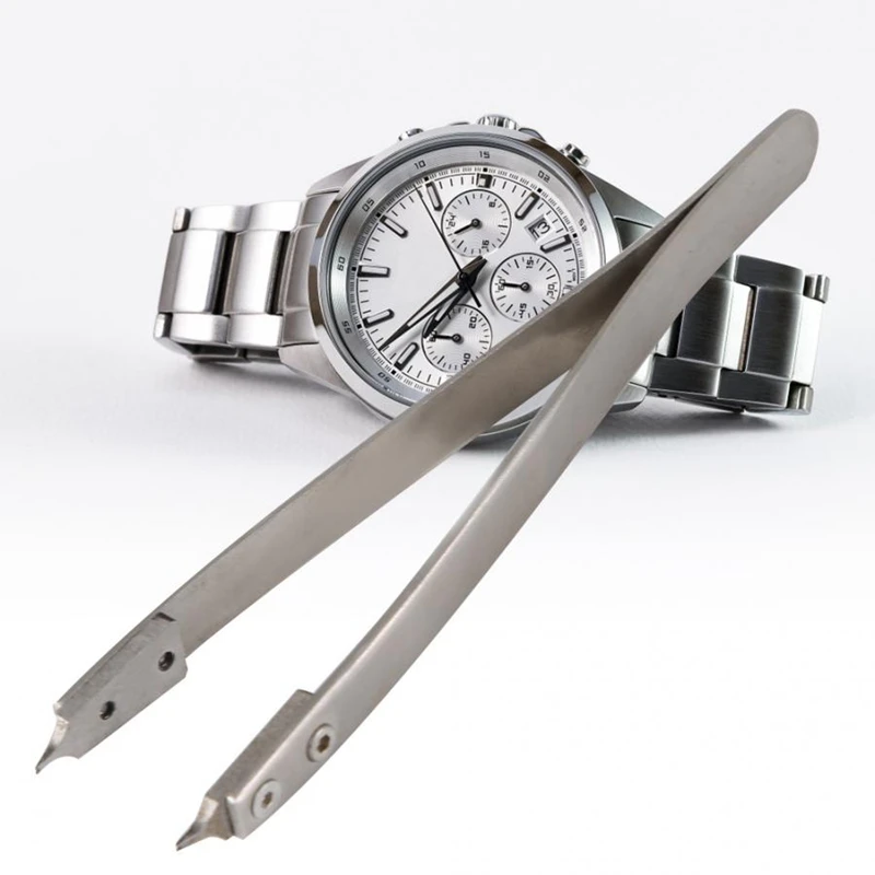 6825 пружинный Пинцет для снятия наконечников для ремонта часов, V-образные разделенные наушники