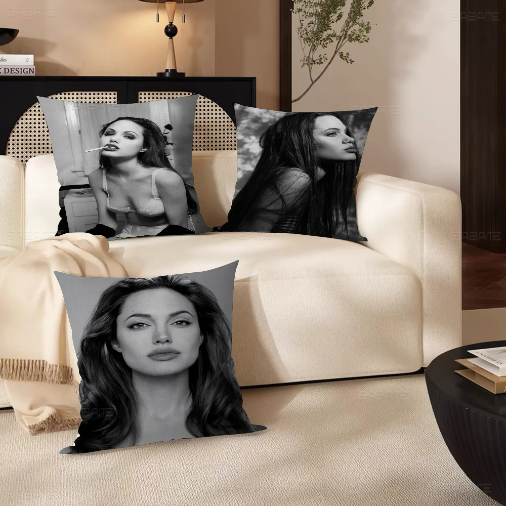 

A-angelina J-Jolie Vintages Cushion Cover 30x50 Polyester Sofa Cushions Decorative Throw Pillows Home Decoration Pillowcover