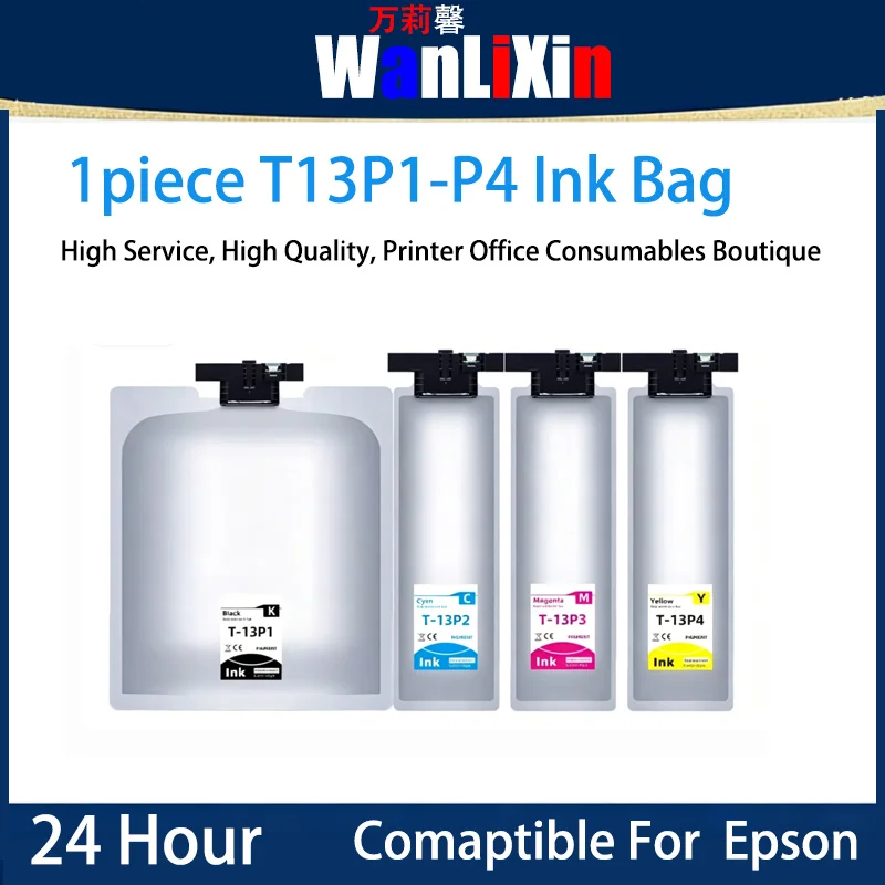 

1 PIECE T13P1-P4 Ink Bag Compatible For Epson EM-C8100a EM-C8101a