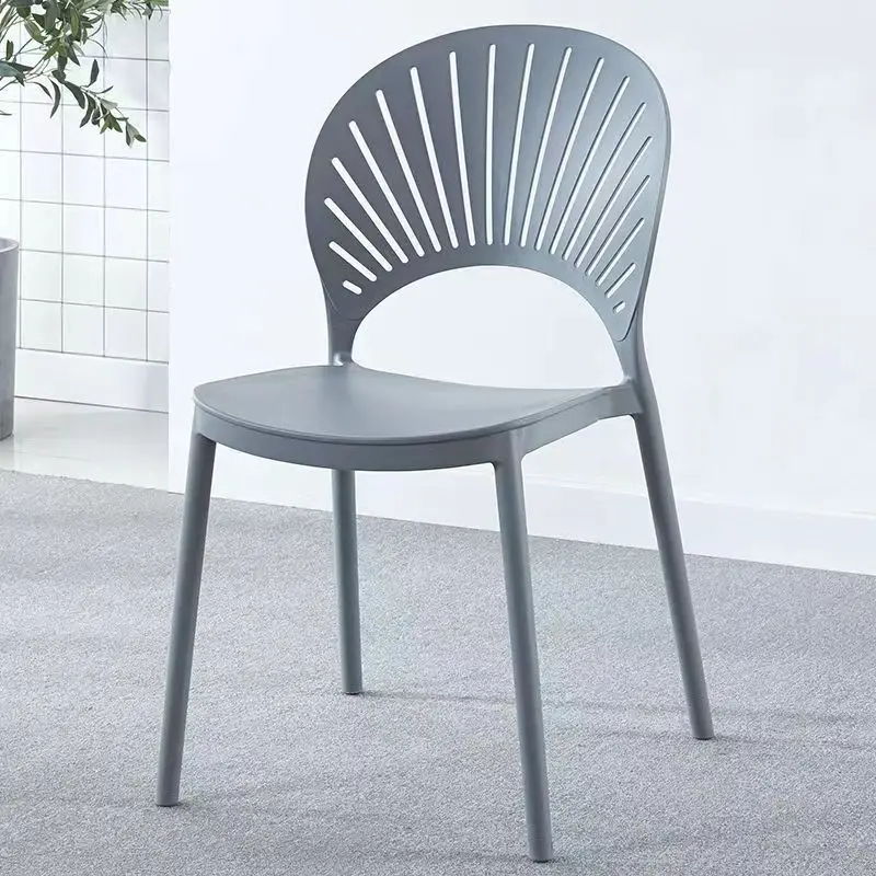 2024 New Dining High Kitchen Chair PlasticDining Chair Simple Table Chairs