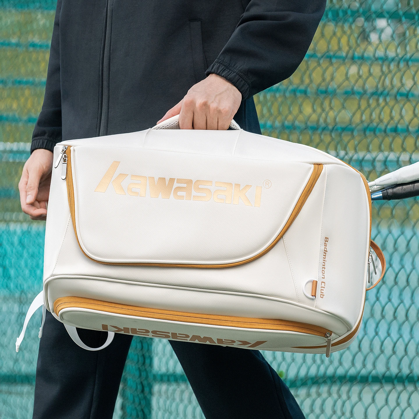 Kawasaki Tennis Backpack Bag Waterproof Tennis Rackets Backpack Profession Tenni Sports Tenis Raquete Bag 2026 New Badminton Bag
