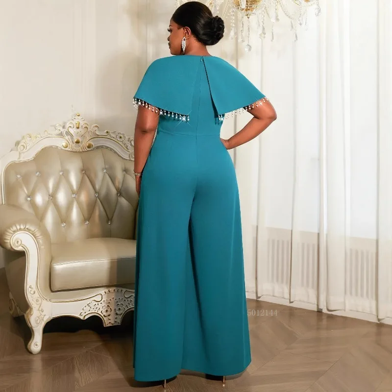 L-4XL حجم كبير الملابس الأفريقية للنساء الخريف الأفريقي قصيرة الأكمام الخامس الرقبة البوليستر بذلة طويلة Dashiki أفريقيا الملابس