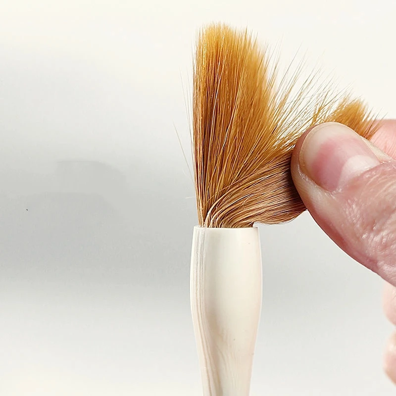 Juego de pinceles de caligrafía de pelo de comadreja con escritura Regular, pelo de lana suave, pincel chino, pincel de pintura, suministro de arte para principiantes