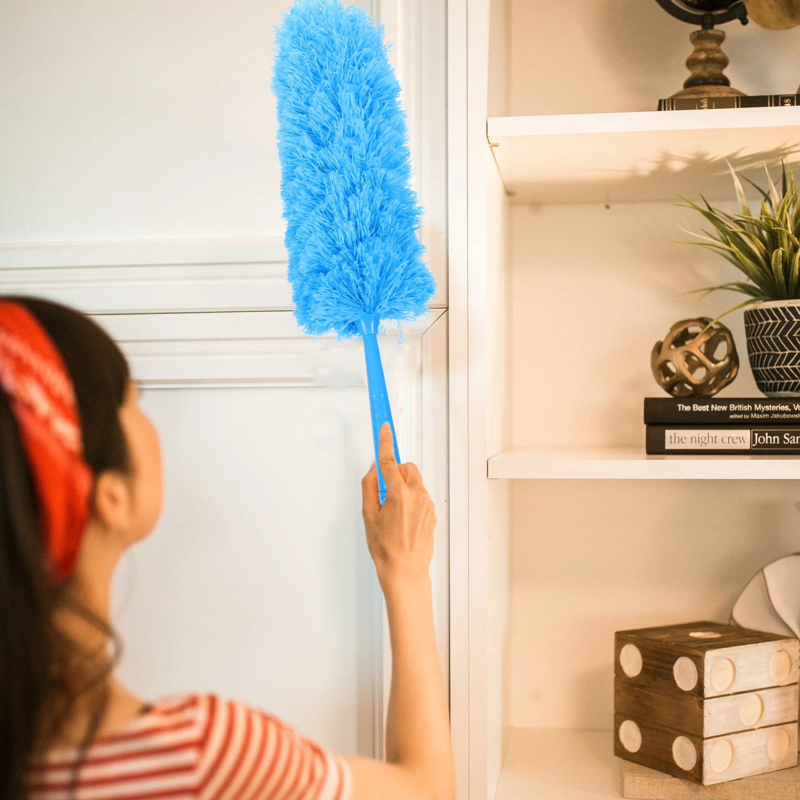 

Household Cobweb Duster Portable Bendable Spider Web Brush Dust Cleaner with Handle for Home Office Spider Web Remover