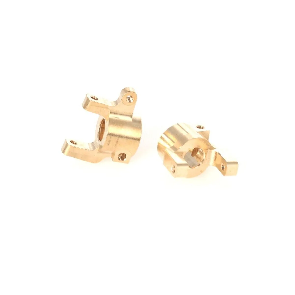 

LCX Racing 1/10 RC Crawler Car Brass Caster Blocks C-Hub Carrier AR44 Front Axle for Axial SCX10 II Upgrades Parts Accessories