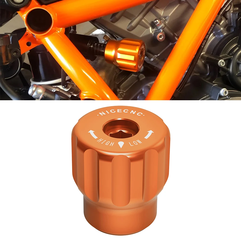 For KTM 890 Adventure 2021-2024 1390 SUPER DUKE R 2024 Rear Shock Absorber Preload Adjuster For Husqvarna NORDEN 901 2022-2024