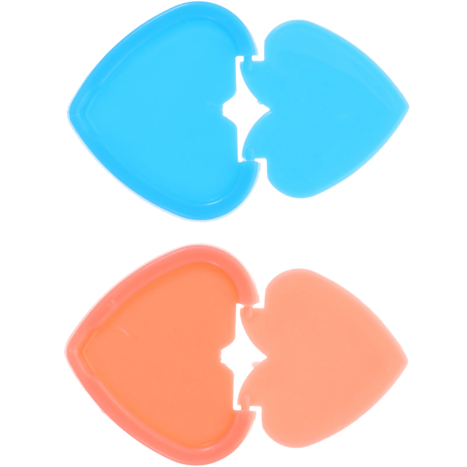 

2 Pcs Button Cover The Switch Diamond Light Pad Protector Heart Shaped Protective Accessories Painting Covers Plastic