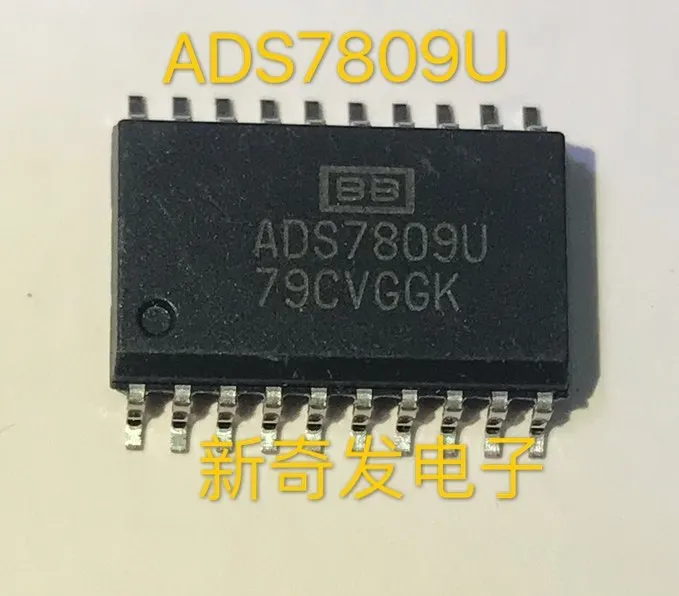 ADS7809U SOIC20 16-bit ADC analog-to-digital converter, serial CMOS sampling and acquisition chip, brand new and original
