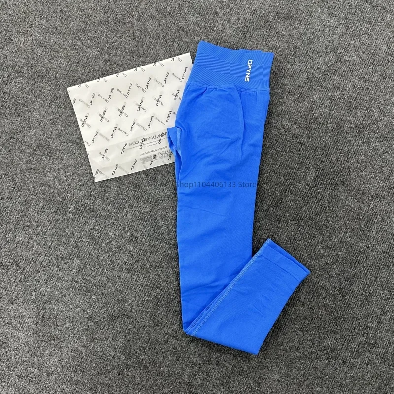 Impact with Logo Leggings Women Seamless Yoga Legging Scrunch Butt Lifting Gym Legging Low Ribbed Waistband Sports Tights