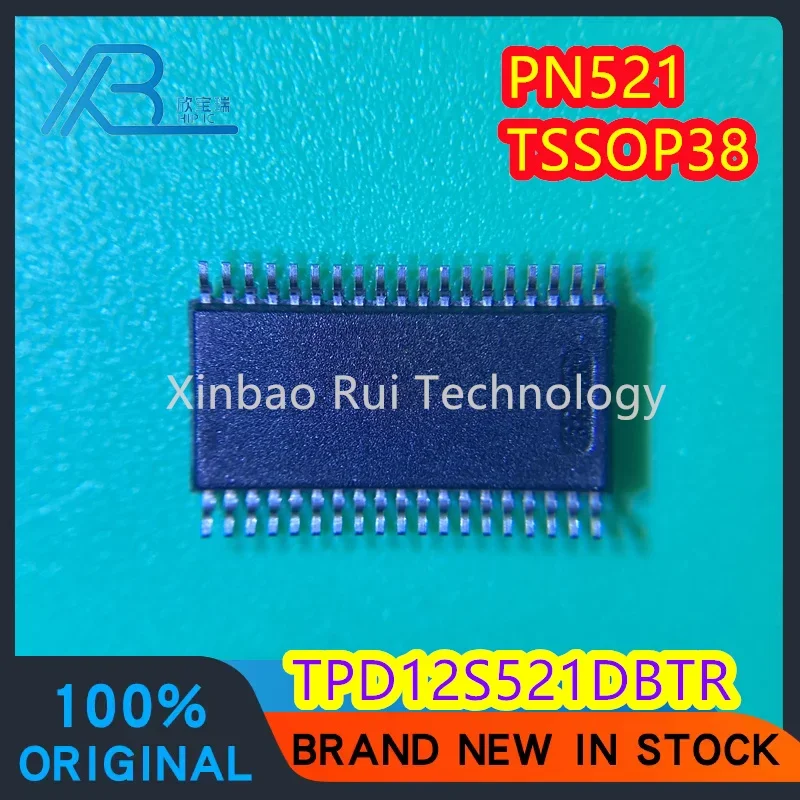 (1/5 Buah) TPD12S521DBTR TPD12S521 Bagian Mark PN521 TSSOP38 Chip Pemrosesan Antarmuka IC 100% Elektronik Asli Baru