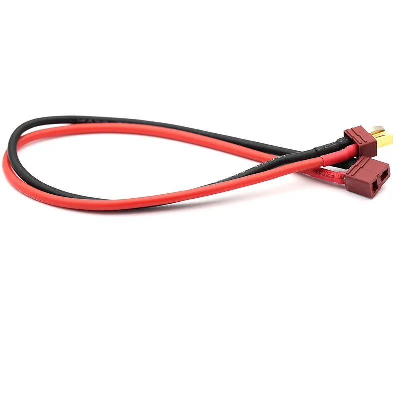 Macho para fêmea xt90 deans t xt60 plug xt60/t adaptador 14awg 20cm cabo de extensão leva adapte para rc lipo bateria 1 peça