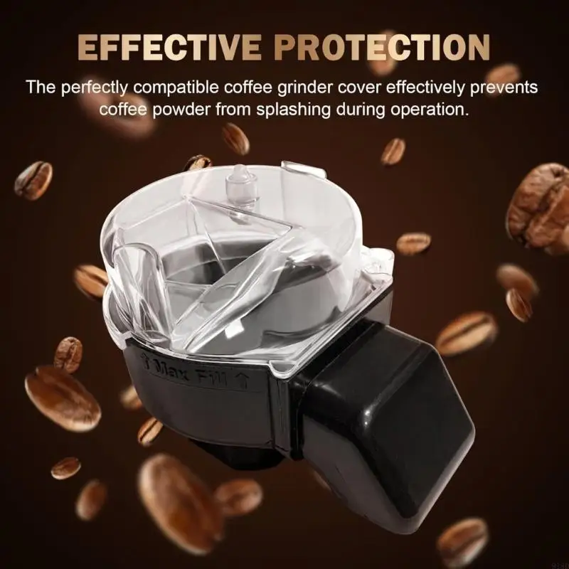 918D Replacement Transparent Cover and Holder for DGB-500G Coffee Grinder Tool