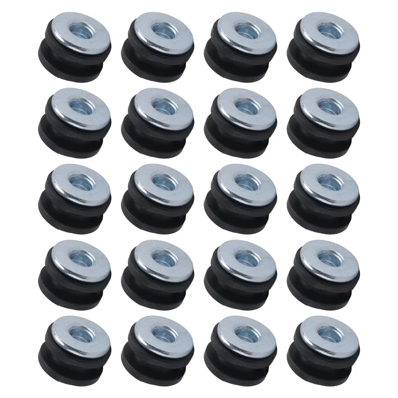 AZ-AASS-20Pcs Motorcycle Rubber Grommets Kits Motorcycle Windshield Bolts For Honda  Suzuki Kawasaki Fairings Rubber