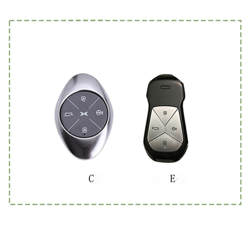 For Xiaopeng xpeng p7 p7i p5 g3 g3i g9 g6 22-23 High grade imitation wood grain key case metal key chain
