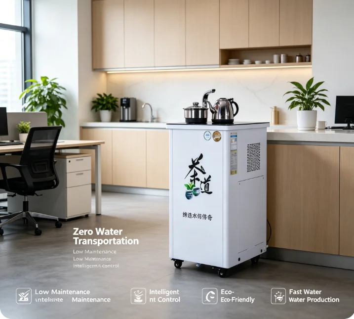 Atmospheric Water Generator 15L/day, Air to Water Dispenser with Purification System, Portable Water Maker for Home & Office view 2