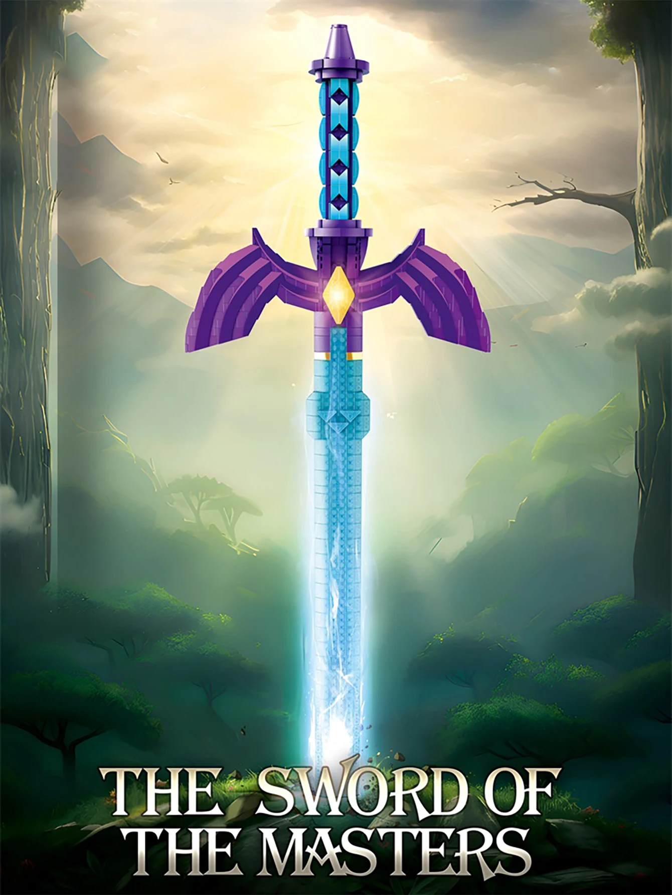 

Игрушки из строительных блоков, главный меч, 820 шт., игрушки из строительных блоков для домашнего декора, подходят для детей 14 лет и старше