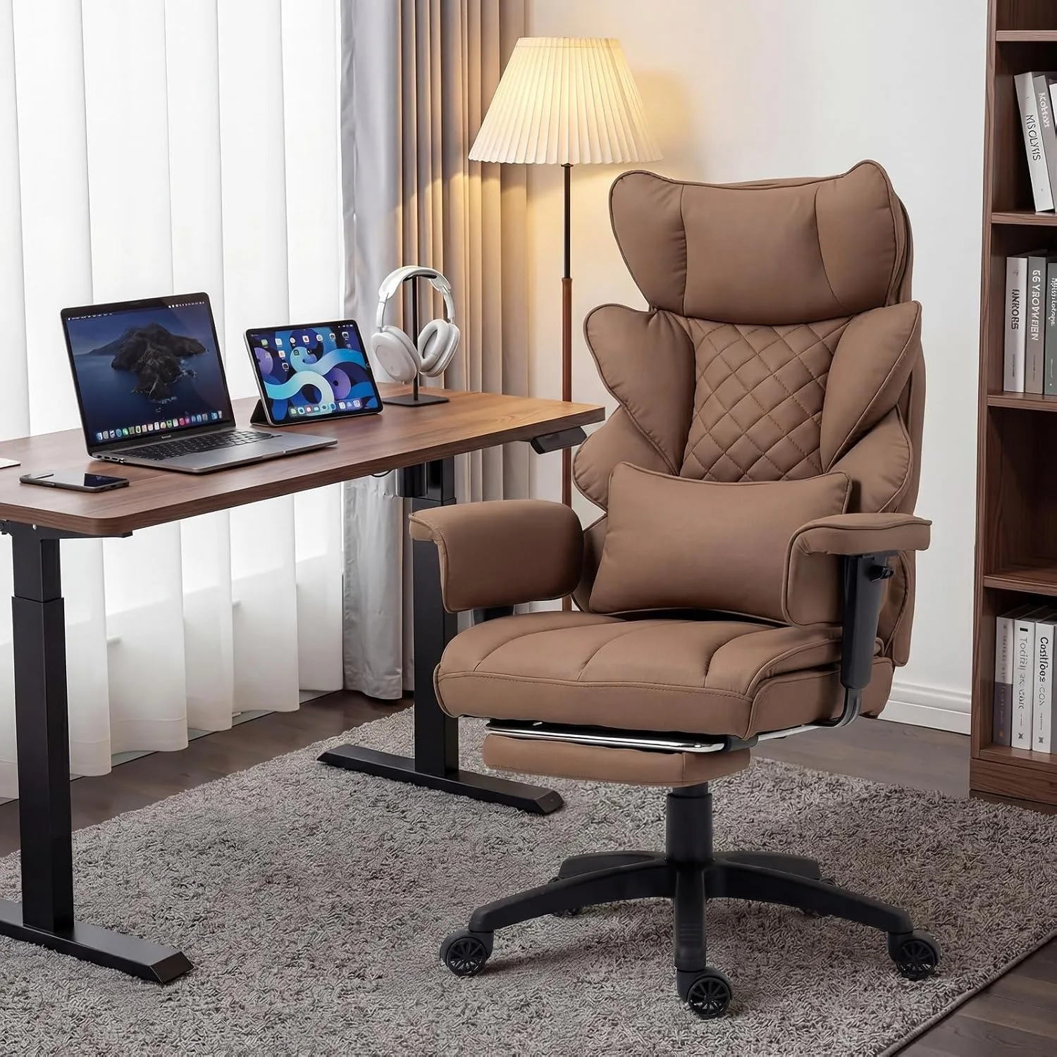 Big and Tall Office Chair with Pocket Spring Cushion, Customized