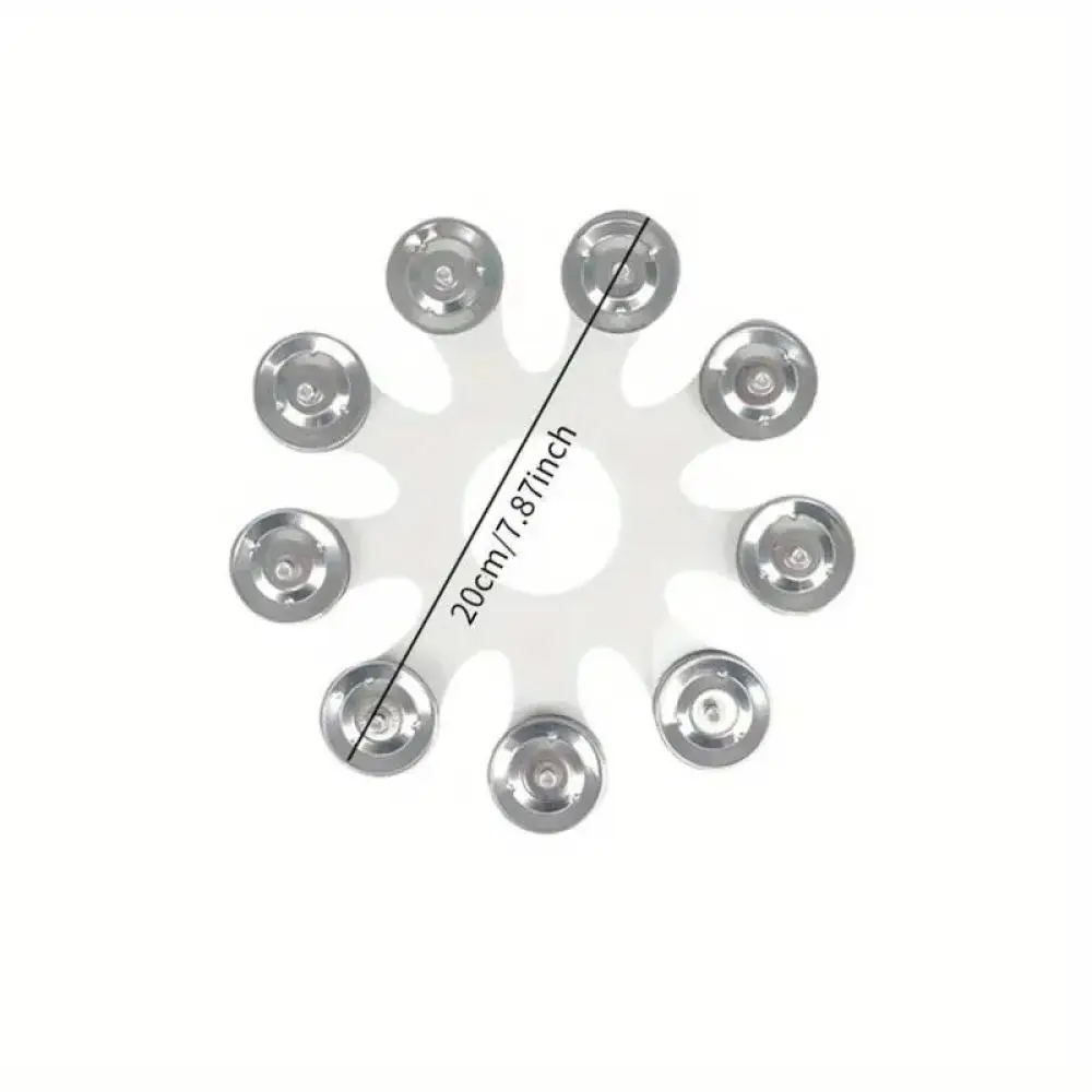 Jazz Drum Accessory Sizzle Bell Snowflake Shape Cymbal Part Crisp Sound Enhancer For Jingjun Drumming Performance Instrument