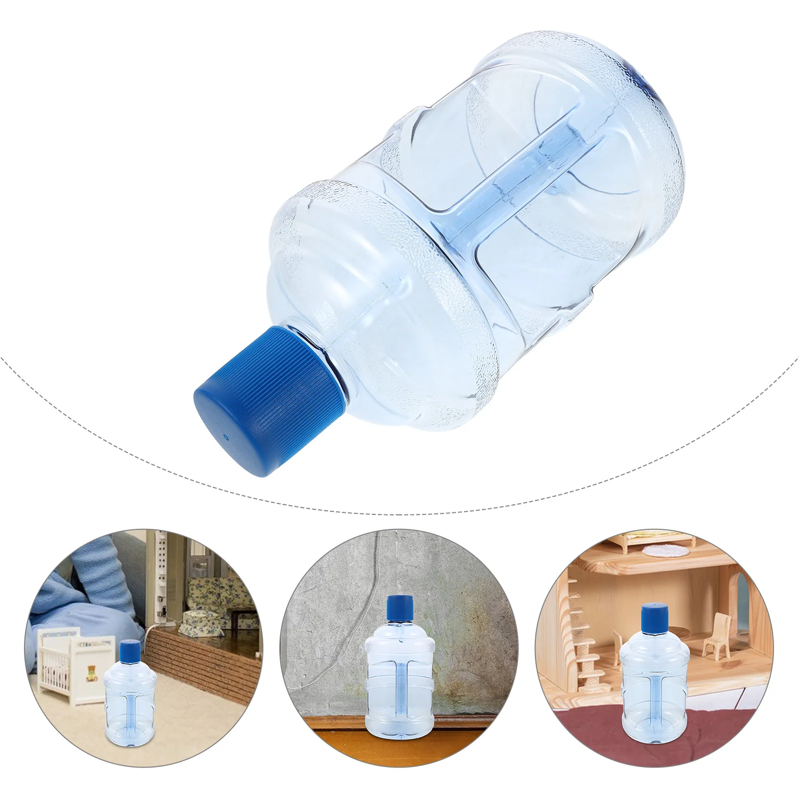 

Mini Water Dispenser Bucket Kitchen Accessories Canister Dollhouse Bottles Kids Toy Pretend Cooler