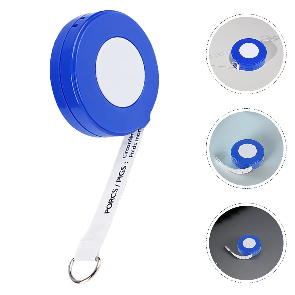 ตลับเมตรวัดสัตว์ 2 in 1 สำหรับวัดน้ำหนักและรอบอกโค แกะ ใช้ได้กับหน่วยเมตริก เครื่องมือวัดตัวสัตว์ในฟาร์ม ไม้บรรทัดวัดสัตว์เลี้ยง