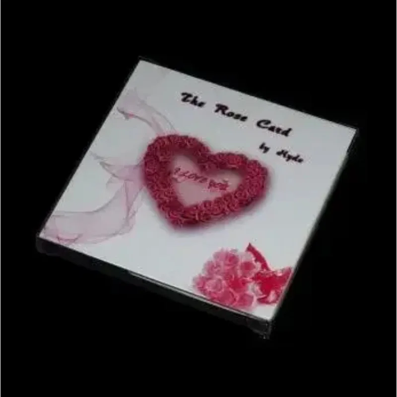 

The Rose Card Close Up Magic Tricks Card Magic Stage Magia Magie Magica Magicians Prop Accessory Illusion Gimmick