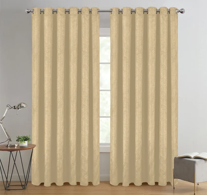 Elegant textured curtains, embossed curtains are suitable for fashionable living room bedroom home decoration