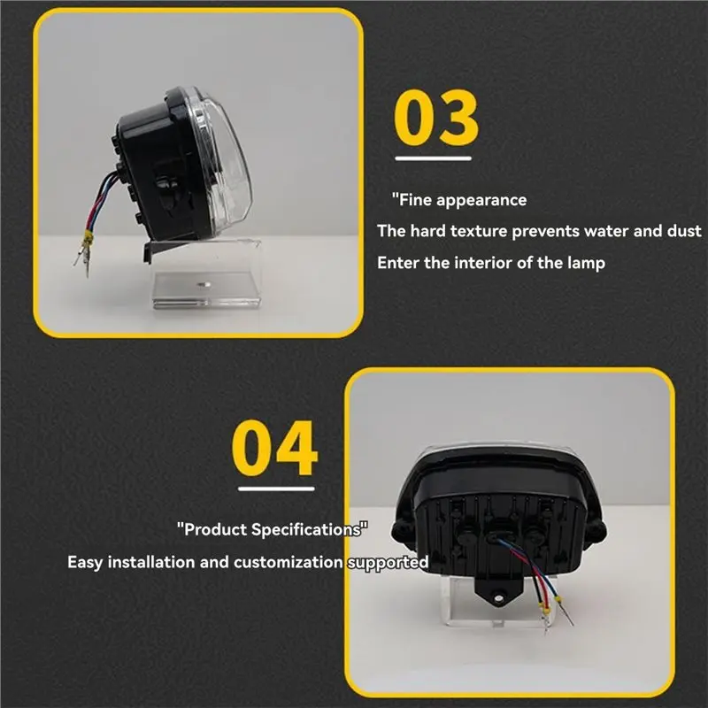 A60E-LED Headlight Headlamp Assembly Motorcycle Accessory For Vespa Sprint 150 Modified Models