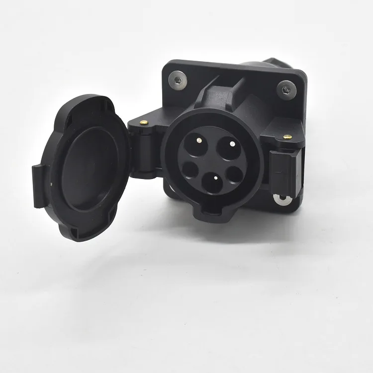 American standard new energy charging gun socket, European standard electric vehicle socket 16A/32A connector SAE J1772