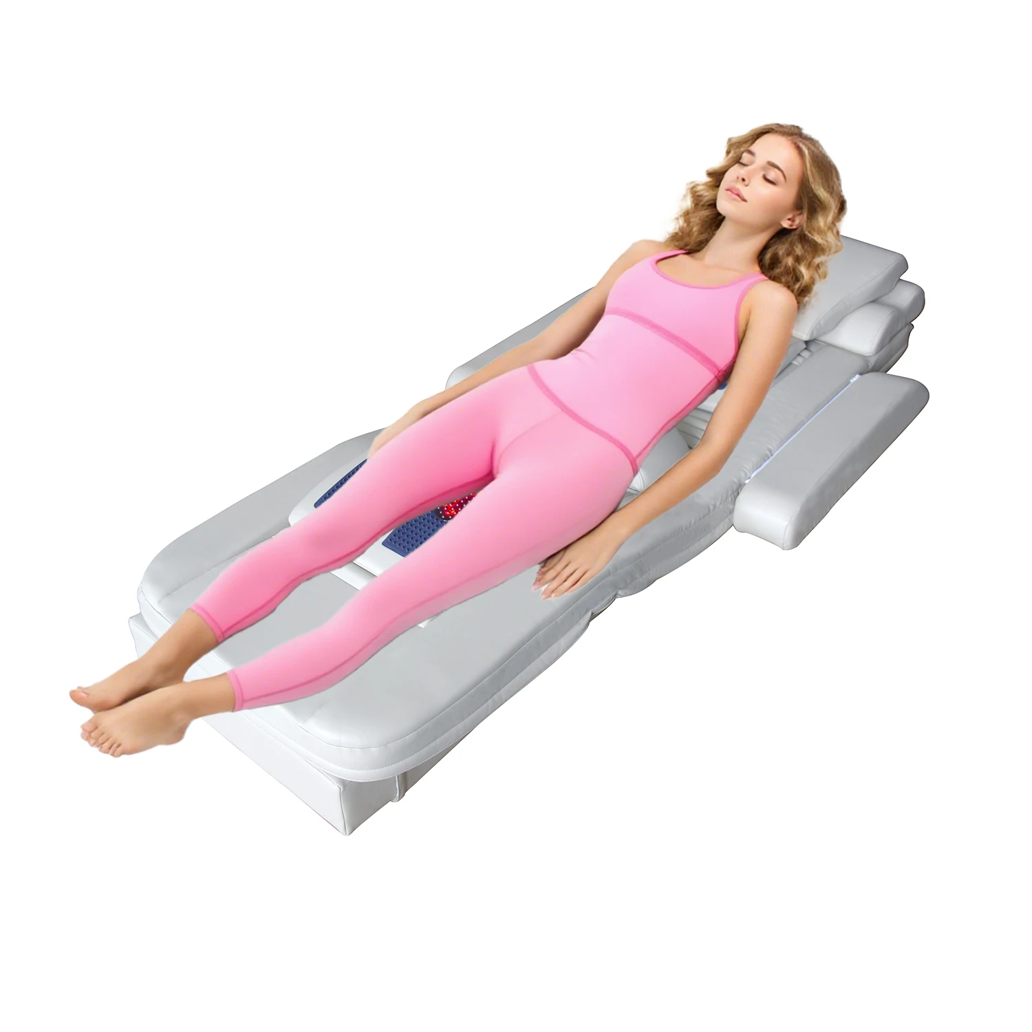 OEM Electric Massage Mattress Memory Japanese & Korean Foam Massage Therapy Mattress With Vibrating Infrared Heating Function