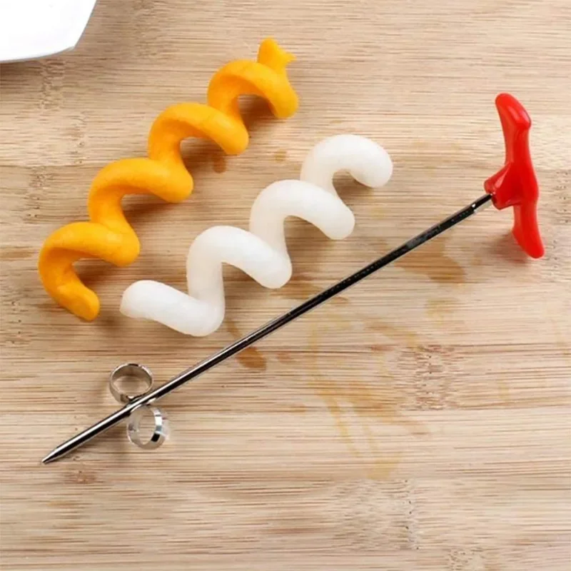 1Pc Vegetable Spiral Knife Carving Tool Potato Carrot Cucumber Salad Chopper Manual Spiral Screw Slicer Cutter Spiralizer Gadget