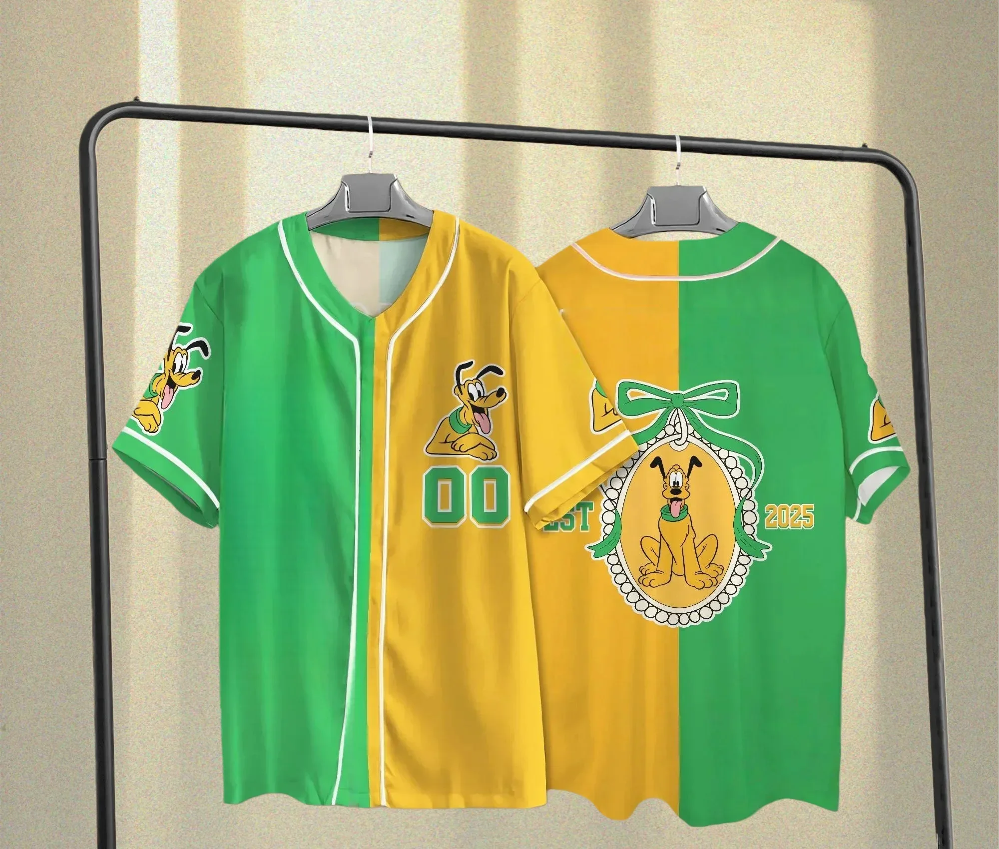 

2025 Disney Mickey and Friends Baseball Jersey Collection Shirt Mickey and Friends Jersey Kids Youth Adult Camisas Masculino