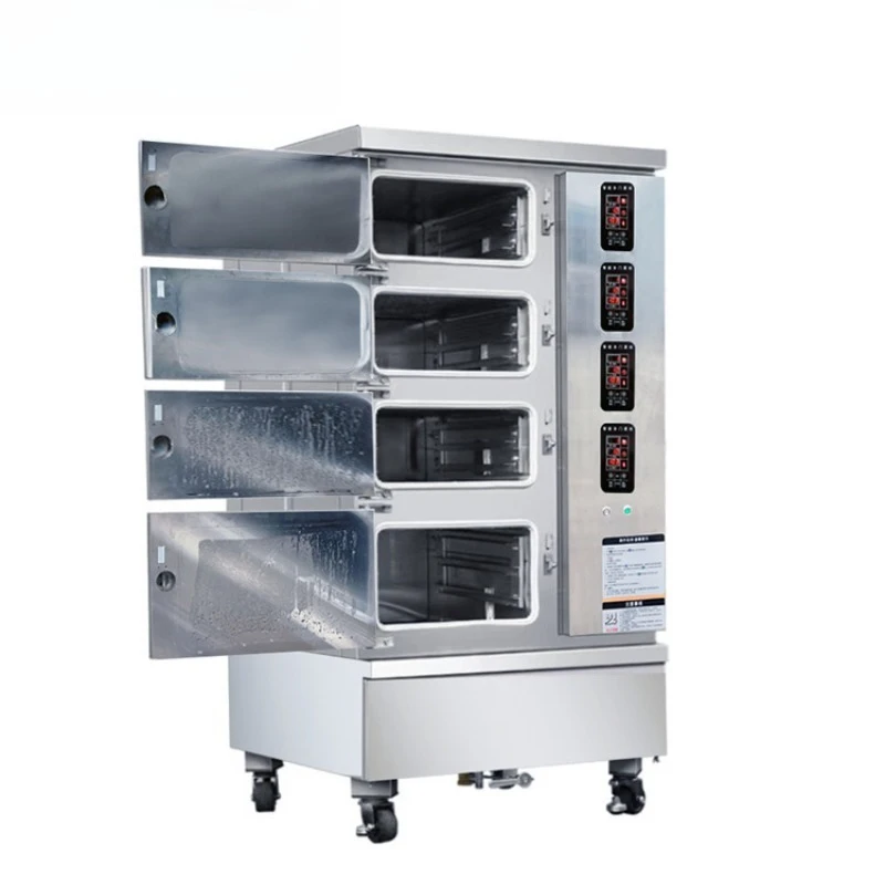 Kitchen engineering equipment intelligent multi-door steamer cabinet catering canteen commercial micro-pressure steam