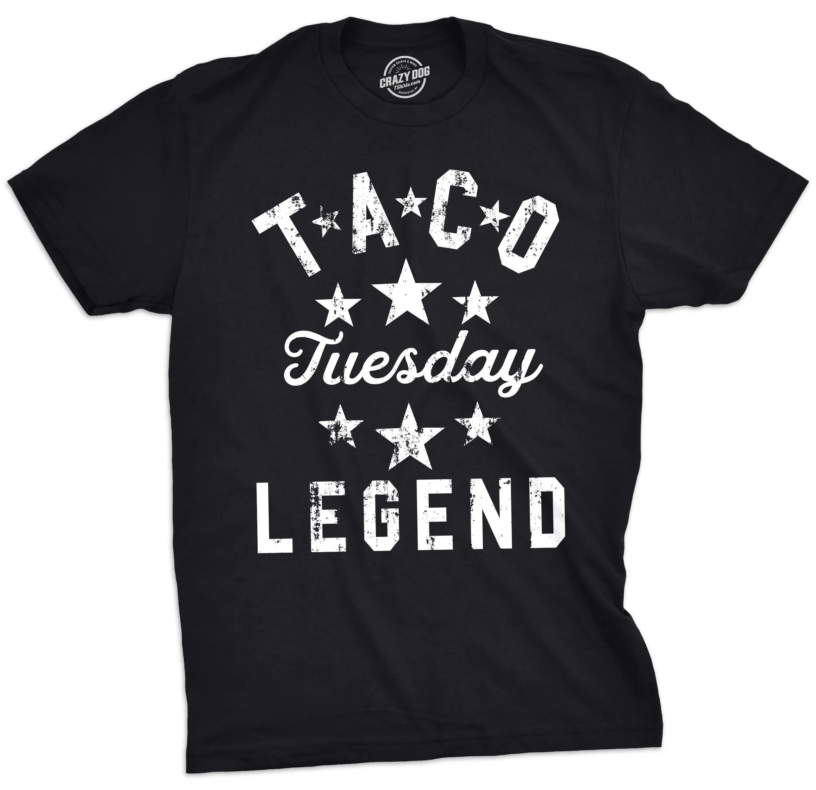 Food T Shirt Taco Party Tuesday Mens Legend Funny Fitness