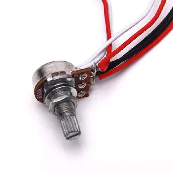 

Electric Guitar Circuit Wiring 3 Way Box Toggle 1V 1t 2-500k Mini Pots 18mm Shaft for Guitar 3 Box Toggle Pickup Selector
