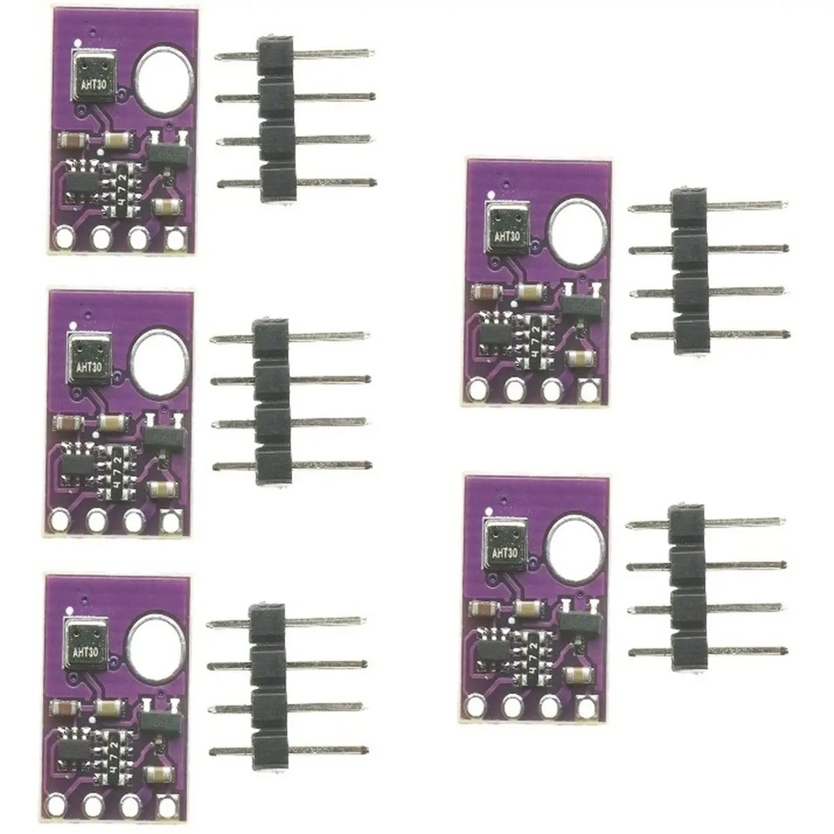 5PCS AHT30 Temperature Humidity Sensor Module Temperature and Humidity Sensor Communication Digital Signal
