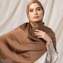 Bufanda plisada de raso crepé para mujer, Hijabs de lujo para la cabeza, chal liso, Fular largo de alta calidad hijab hijab femme musulman panuelos hijab hijab chifon bufanda mujer bufanda chal mujer foulard mujer pañu