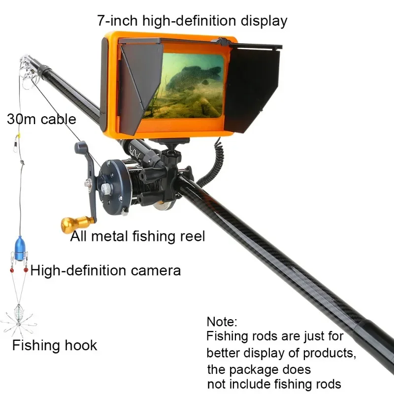Visual anchor fishing rod high definition set fish detector night vision anchor underwater camera full set of fishing gear