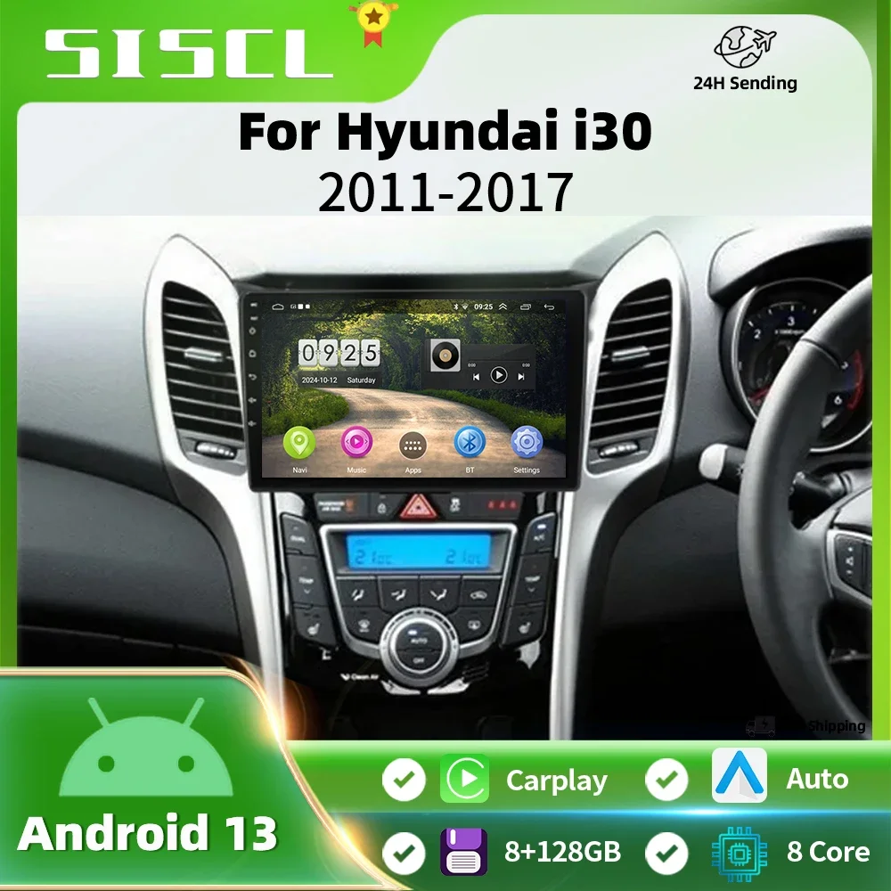 

Android Car Stereo Unit Multimedia For Hyundai I30 Elantra GT 2012 - 2017 Radio Video Player GPS Wireless Carplay Android Auto