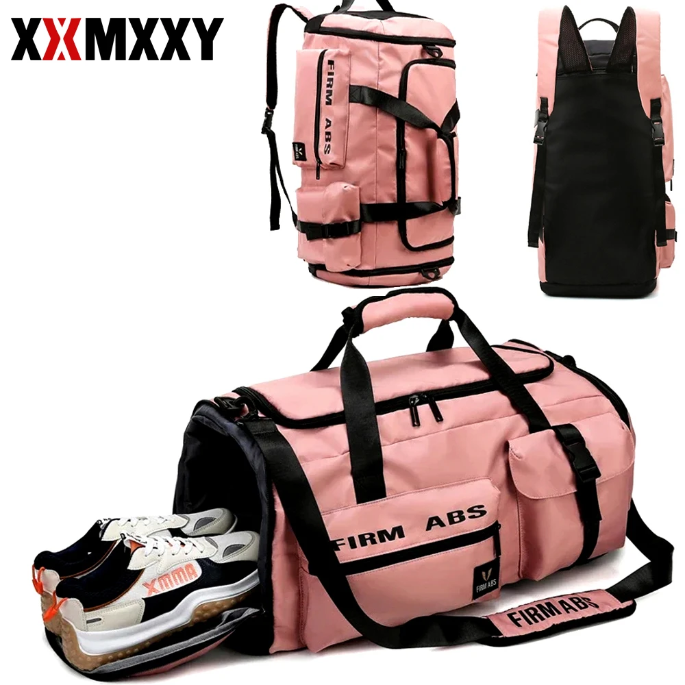

Carry on Travel Bag Large Capacity Gym Bag Weekender Overnight Duffle Bags with Shoe Compartment Sports Fitness Bags for Women