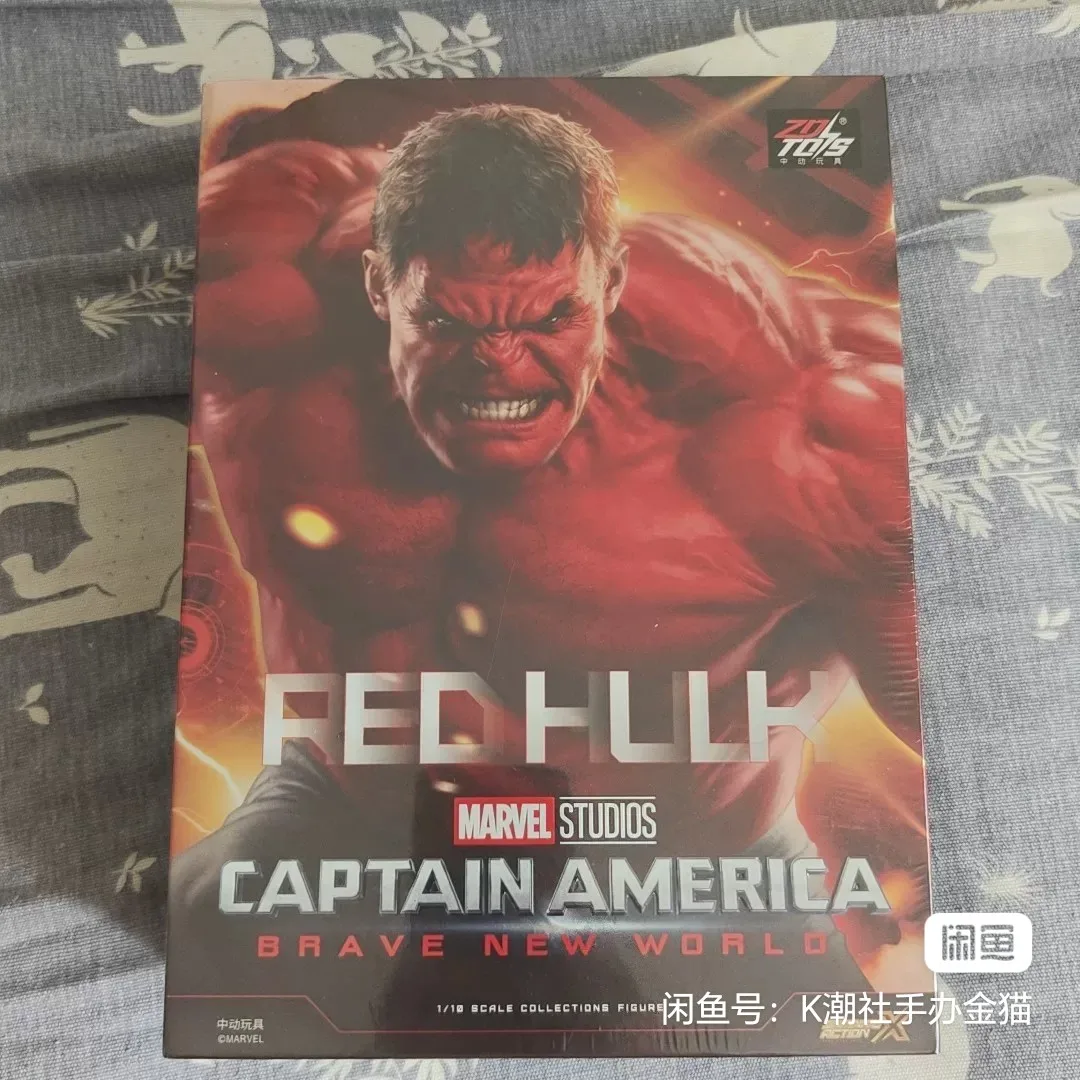 Zd Toys Red Hulk Action Figure 1/12 Scale Movable Joints Captain America Brave New World Collectible Model Gift
