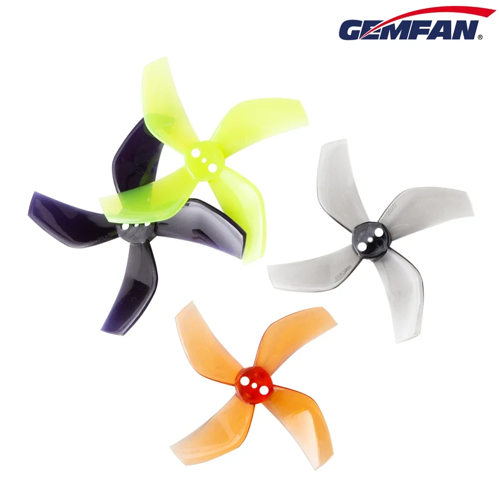 4Pairs 8Pcs GEMFAN D51 2020 2x2x4 2inch 50.3mm 4-Blade PC Propeller 1.5mm for RC FPV Racing Freestyle Tinywhoop BETA85X Drone